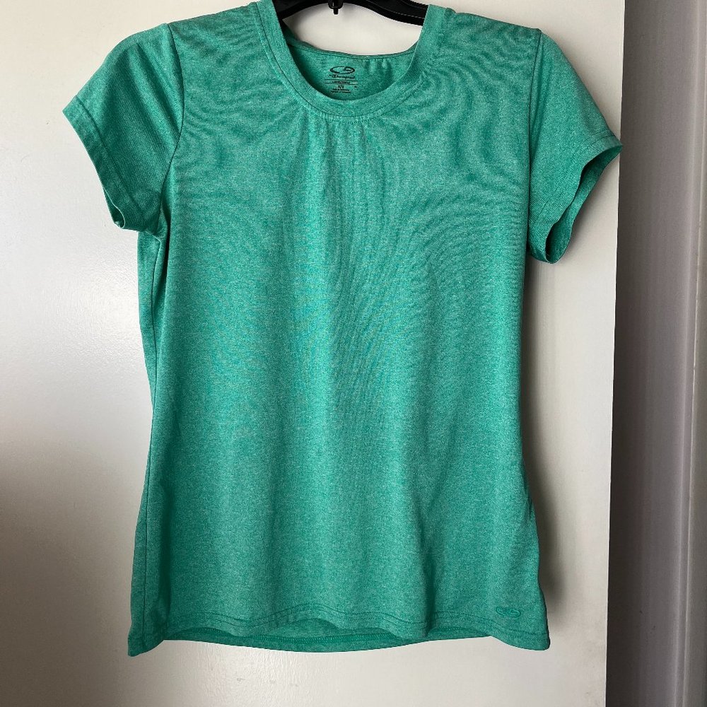 Champion Crew Neck Short Sleeve Womens Shirt Med
